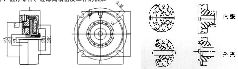 JAS Fixed Ultra Precision Diaphragm Chuck